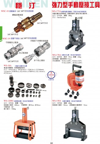 強(qiáng)力型手動(dòng)壓接工具